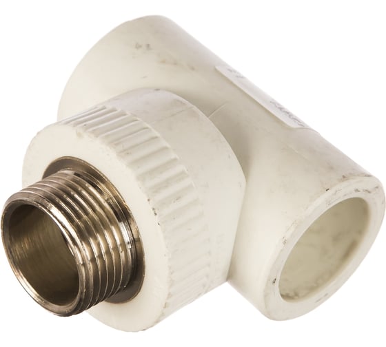 Изображение товара Комбинированный тройник PRO AQUA PP-R НР белый 32 мм 1" PA25018Pb