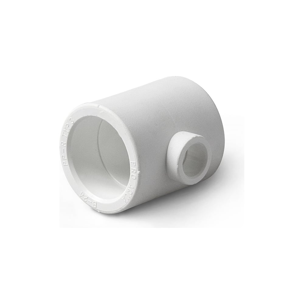 Переходной тройник PRO AQUA PP-R белый 90-50-90 мм PA14580b
