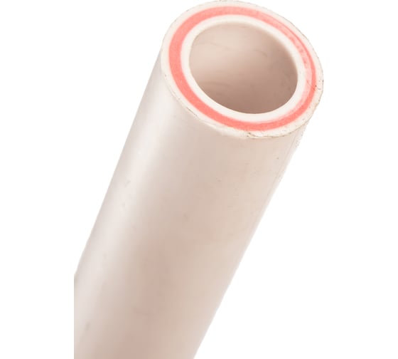 Изображение товара Армированная стекловолокном труба PRO AQUA PP-R RUBIS SDR 6 Белая d-25 мм, 2 м PA37210P