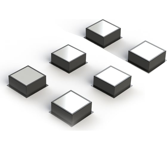 Изображение товара Светильник Fotonica грильято домино 100x100 X6 4000K FD-6-90-40-4000-BL-O