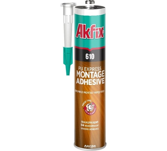 Изображение товара Полиуретановый экспресс клей Akfix 610 310 мл GA400