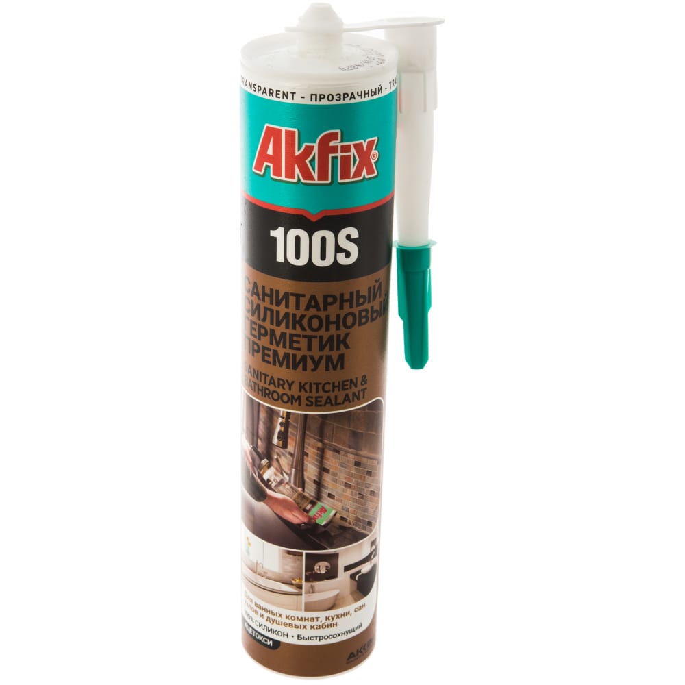 Санитарный герметик для кухни и ванной Akfix силиконовый санитарный герметик для ванной и кухни момент