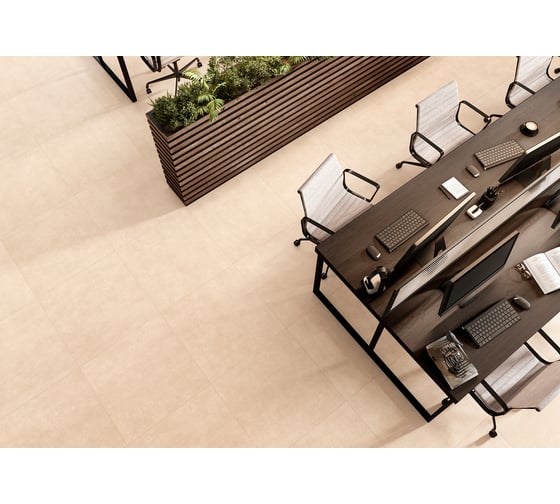 Изображение товара Матовый керамогранит AlmaCeramica Berlin 600x600x9,5 4 шт в уп 43,2 м в пал GFU04BLN80R