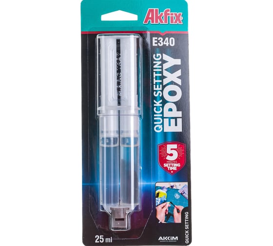 Изображение товара Универсальный эпоксидный клей Akfix E340 25 мл AKU136