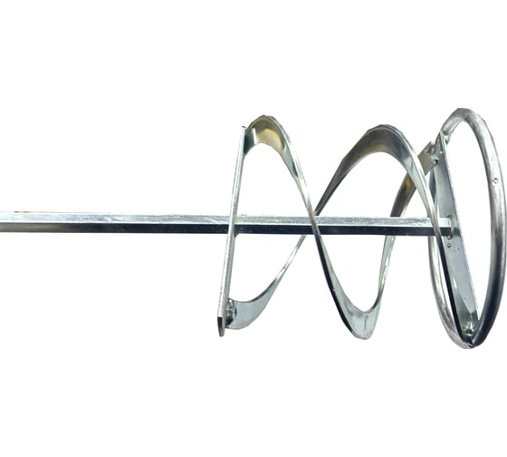 Изображение товара Насадка для перемешивания песчано-гравийных смесей 100x600 мм, сталь оцинкованная, хвостовик HEX BOHRER 71110060