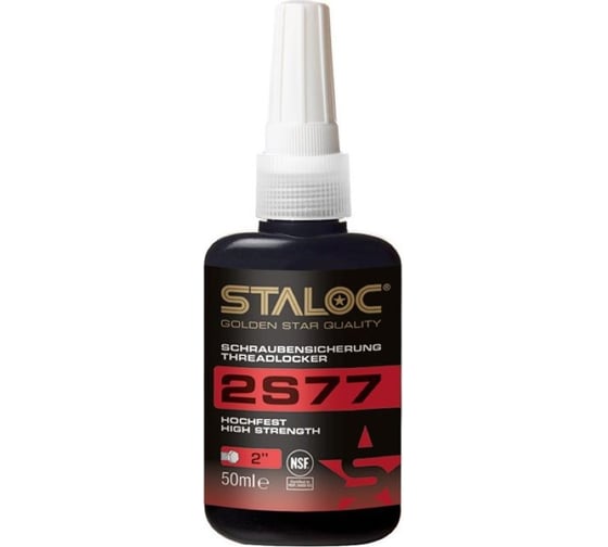 Изображение товара Фиксатор резьбовых соединений высокой прочности STALOC 2s77 50 мл 104409008