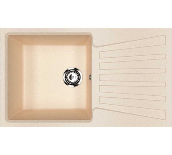 Изображение товара Мойка для кухни из искусственного мрамора Ulgran бежевый U-703-328