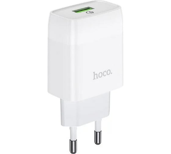 Изображение товара Сзу Hoco c72q glorious 1xusb, 3а, 18w, qc3.0 (белый) 0L-MG-WF332