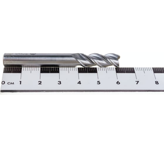 Изображение товара Фреза концевая ООО "ТМТ ГРУПП" цилиндрический хвостовик 8 3-зуб Р6М5 143269