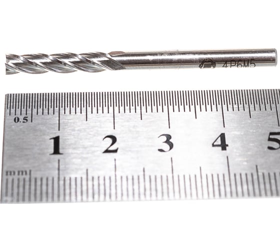 Изображение товара Фреза концевая ООО "ТМТ ГРУПП" цилиндрический хвостовик дл. 4х 19х 51 4-зуб Р6М5 144006