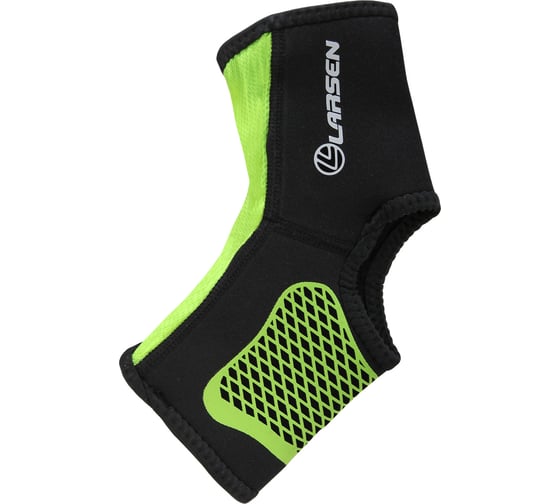 Изображение товара Суппорт голеностопа Larsen nt60017 черный/лайм, р. S 4690222169744
