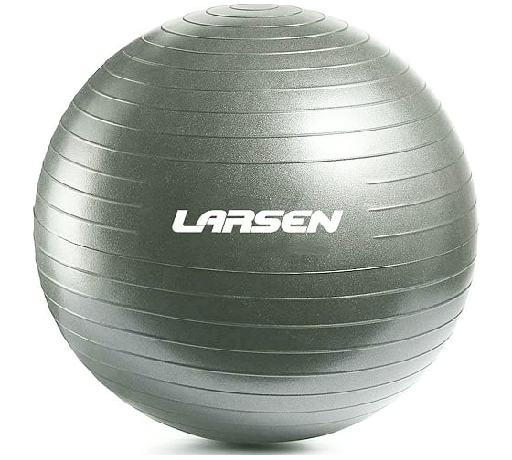 Изображение товара Гимнастический мяч Larsen rg-4 серый, 85 см 4607135309709