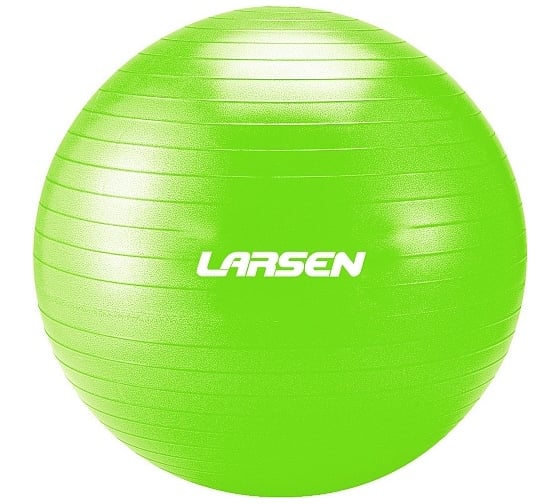 Изображение товара Гимнастический мяч Larsen rg-1 зеленый, 55 см 4690222090420