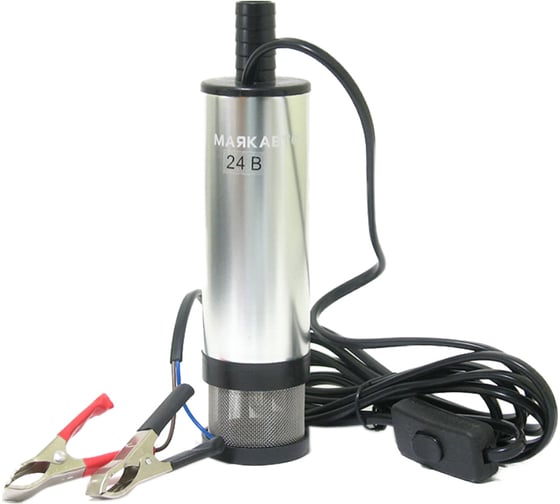 Изображение товара Насос для перекачки дизельного топлива МАЯКАВТО с фильтром 24в ма 24ma