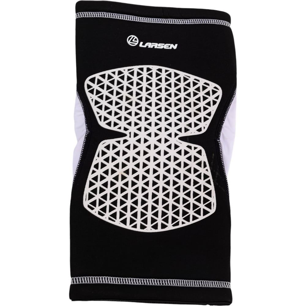Изображение товара Суппорт колена Larsen NT60016 черный и белый размер M для фиксации и поддержки