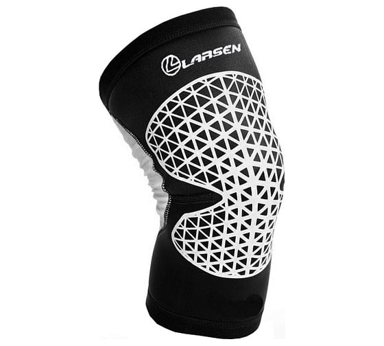 Изображение товара Суппорт колена Larsen nt60016 черный/белый, р.S 4690222169652
