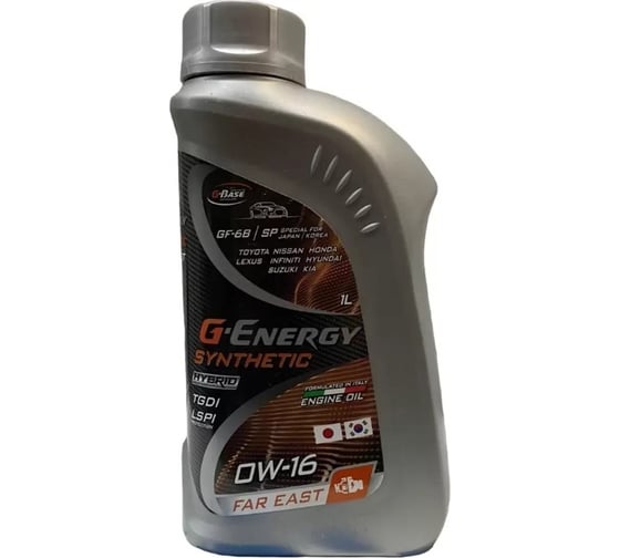 Изображение товара Масло G-ENERGY Synthetic Far East 0w-16 1л 253142619