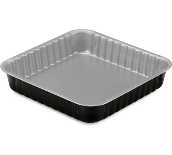 Изображение товара Квадратная рифленая форма для выпечки GUARDINI Silver Elegance 24x24 см 74524SEGNAM