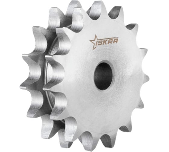 Изображение товара Звездочка без ступицы под расточку ISKRA для цепи 16B-2, 1" x 17,02 mm, Z=12 CD12012 -ISKRA