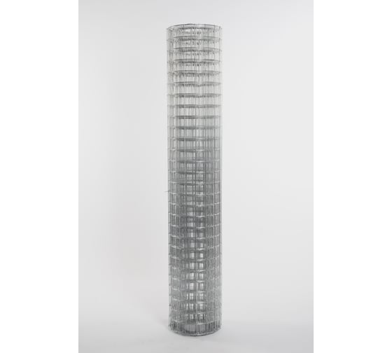 Изображение товара Сварная сетка ООО «ТД «КАСКАД» оцинкованная, ячейка 50x50 мм, 1.5x15 м, диаметр 1.8 мм 50501515Ц