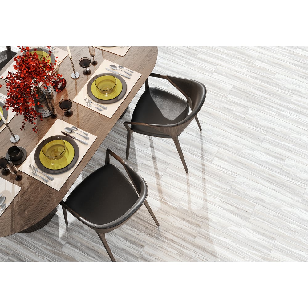 Изображение товара Керамогранит AlmaCeramica матовый Alpina 200х900 для кухни и ванной