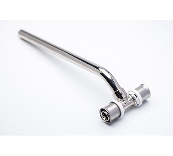 Изображение товара Радиаторный тройник RIIFO Omni  с хромированной трубкой пресс медь 16x2,0-15Cu-16x2,0 L250 1100048710