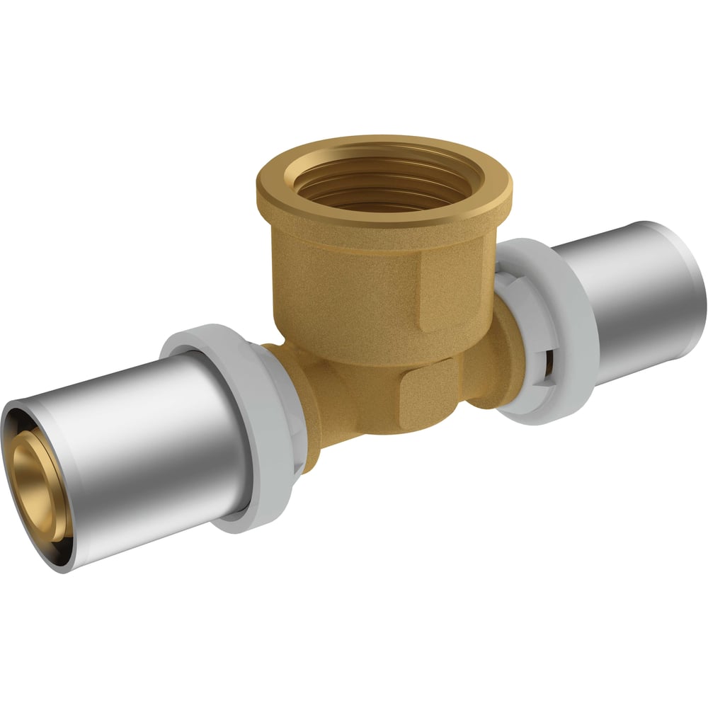 Изображение товара Тройник RIIFO Omni с внутренней резьбой пресс латунь 20-1/2"ВР-20 (уп 5шт) 1100046450