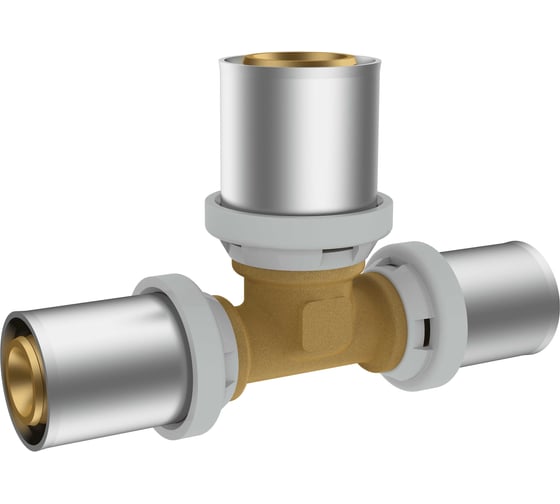 Изображение товара Редукционный тройник RIIFO Omni пресс латунь 20-16-20 (уп 5шт) 1100046418