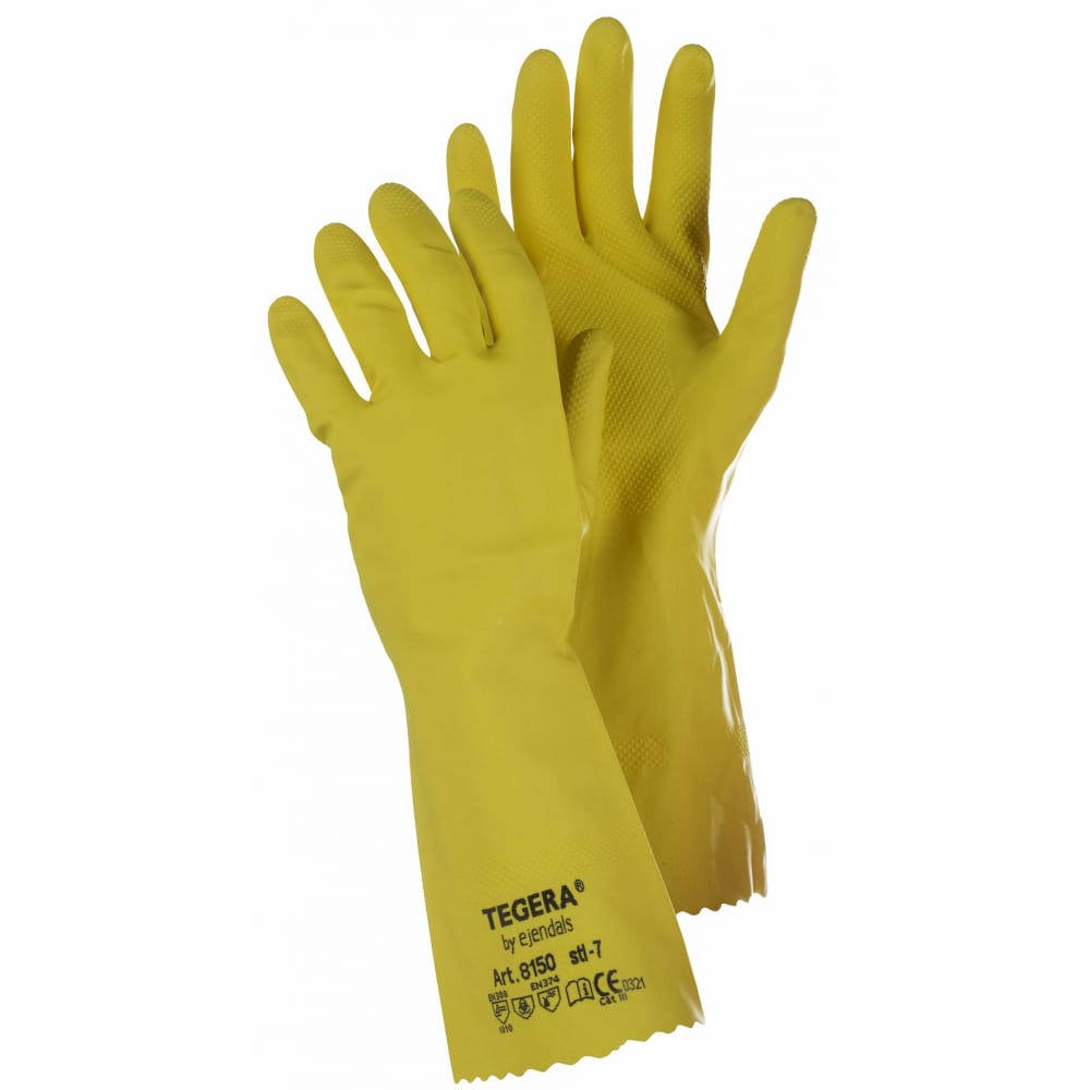 Противохимические латексные перчатки для низких рисков TEGERA латексные противохимические перчатки для низких рисков tegera