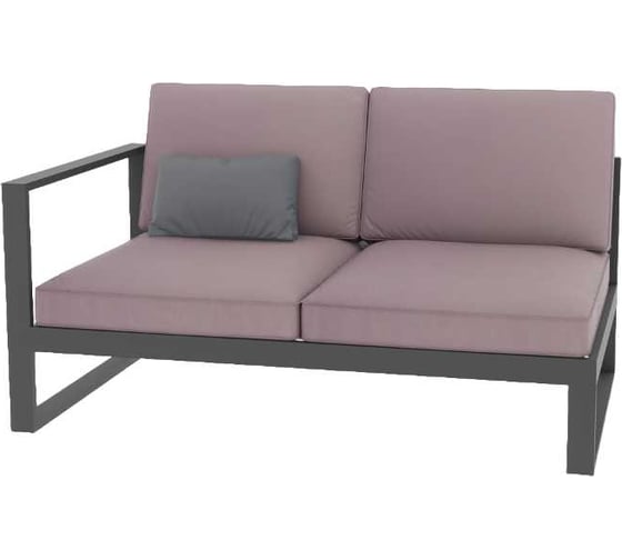 Изображение товара Диван с правым подлокотником Callisto mobili Лагуна 2-х местный, шоколад М401.2Е04