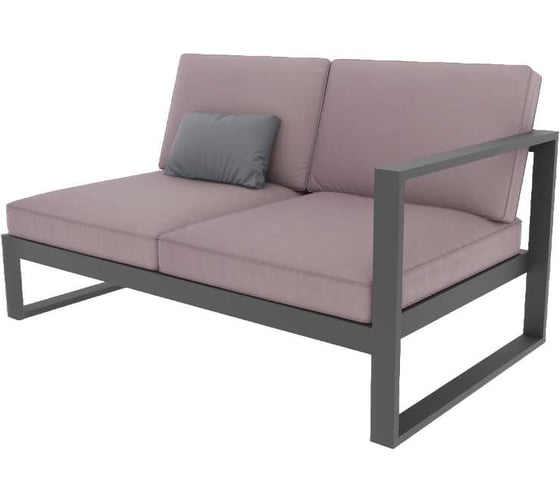 Изображение товара Диван с левым подлокотником Callisto mobili Лагуна 2-х местный, шоколад М401.4Е04