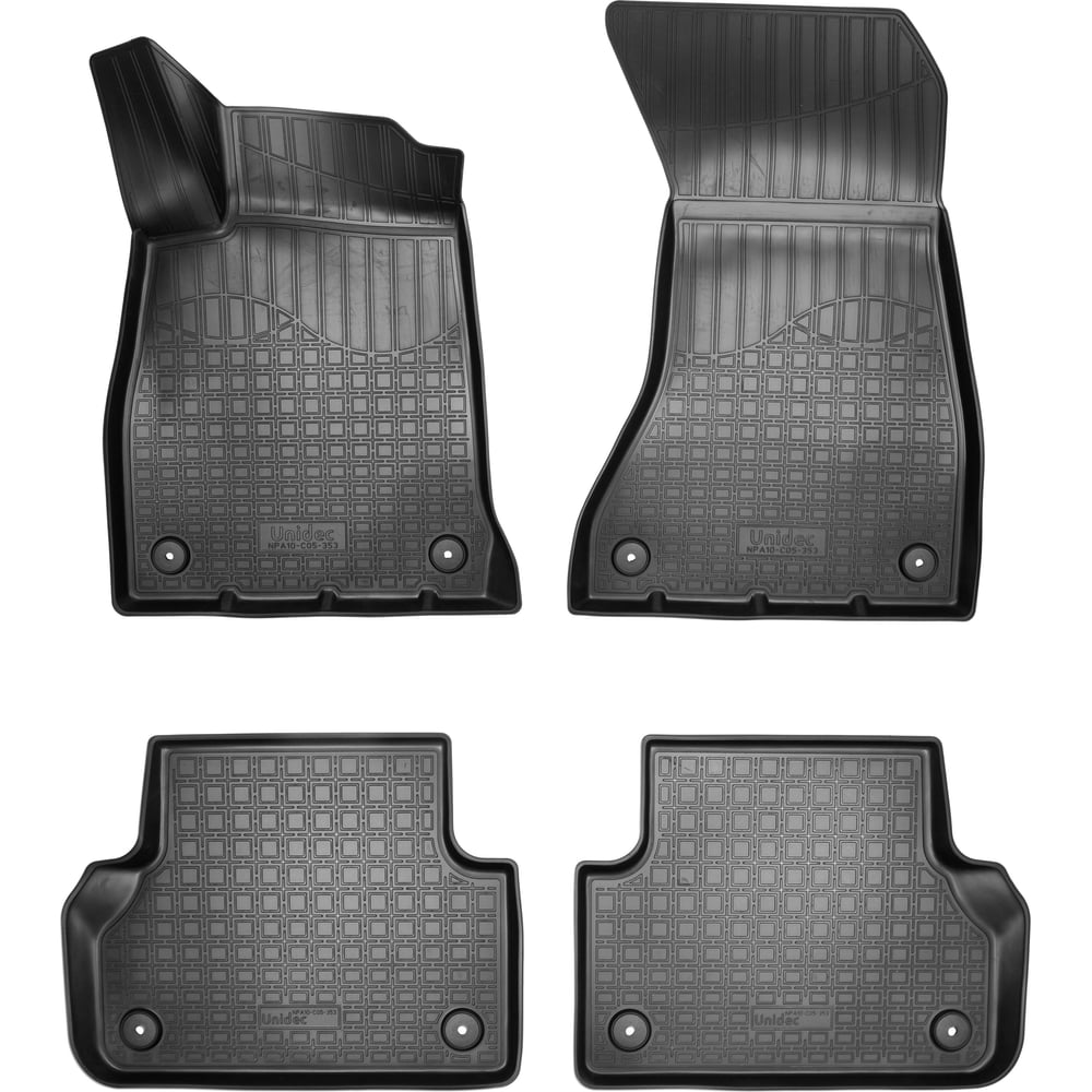 Салонные коврики для Audi A5 (B9:F5) (2016) UNIDEC брызговики передние chevrolet spark 2010 2016 2 шт полиуретан