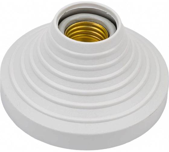 Изображение товара Конический патрон-стойка ООО "ОПТИКОМ ЭЛЕКТРИК" белый E27 8810.3227