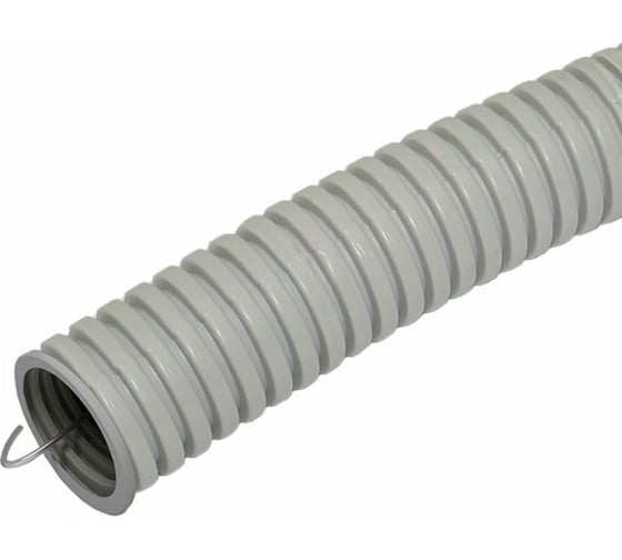 Изображение товара Гофротруба Урал ПАК ПВХ, легкая с протяжкой Россия -20 мм 10 м ГФ-0101720-010