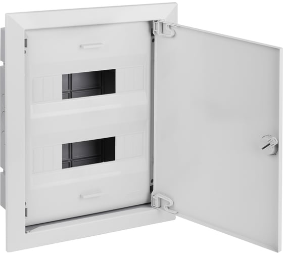 Изображение товара Щиток скрытой проводки Рувинил Тусо на 24 модуля с металличической дверцей 430x325x103 мм 68124М