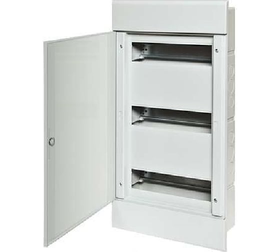 Изображение товара Щиток скрытой проводки Рувинил Тусо на 36 модулей с дверцей 547x299x103 мм непрозрачная дверца 68136Б