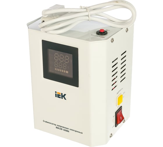 Изображение товара Стабилизатор напряжения (0.5кВА) IEK Boiler IVS24-1-00500 284084