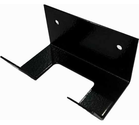 Изображение товара Держатель для инвентаря ГеоПластБорд настенный, 10x6.5x5 см, комплект 4 шт., черный 8121002