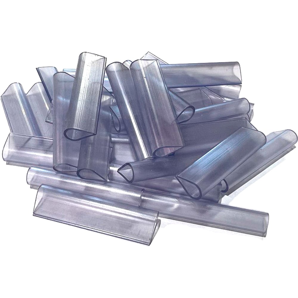 Изображение товара Клипсы для заборной ленты GeoPlastBord 50 шт прозрачные