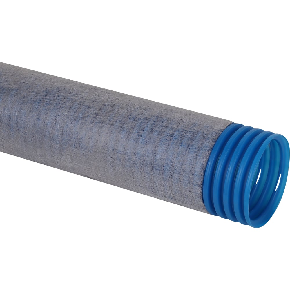 Изображение товара Одностенная дренажная труба Рувинил ПНД 63 мм с фильтром SF27 50 м