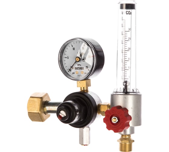 Изображение товара Регулятор универсальный У-30/АР-40-КР1-м-Р1 аргон + углекислота REDIUS 05102