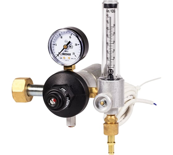 Изображение товара Регулятор универсальный У-30/АР-40-КР1П-Р аргон + углекислота REDIUS 051071