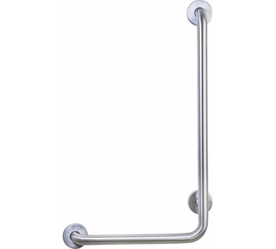 Изображение товара Угловой поручень левый для людей с ограниченными возможностями NOFER глянцевый 15159.B