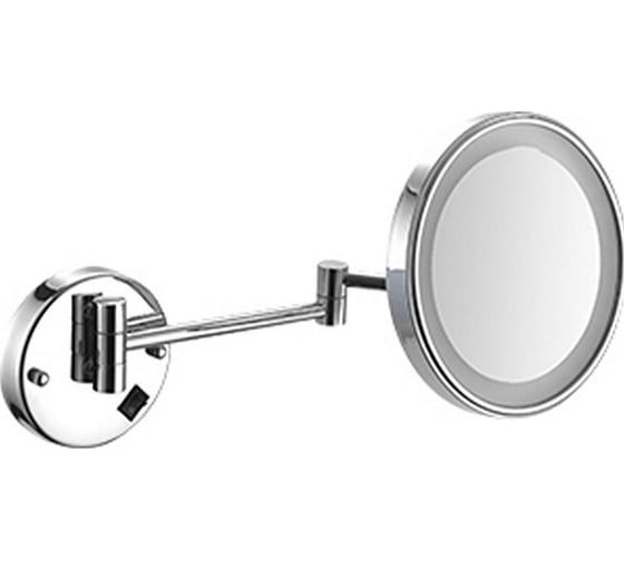 Изображение товара Увеличительное зеркало для ванной Nofer с LED подсветкой и регулировкой 08006.B