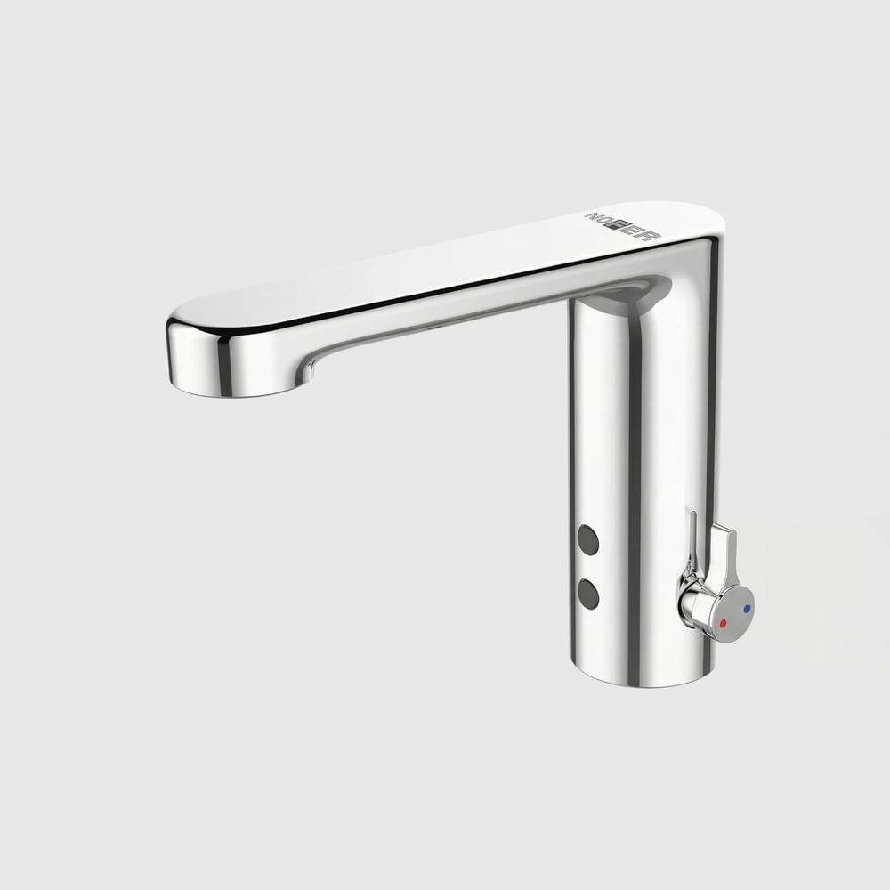 Изображение товара Смеситель сенсорный для раковины или столешницы Nofer латунь глянцевый 07260M.B