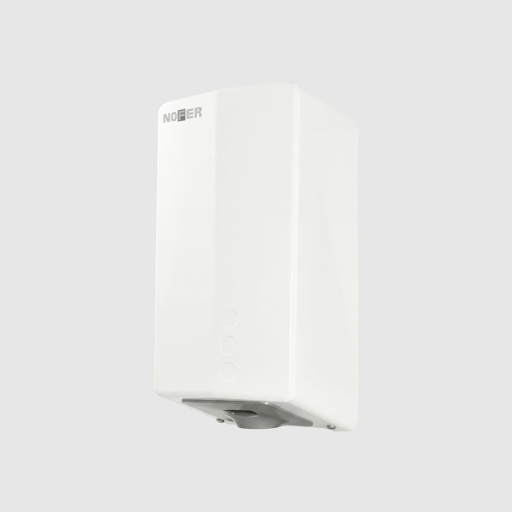 Изображение товара Сушилка для рук Nofer FUGAevo автоматическая 800 W Белая, пластиковая 01841.W