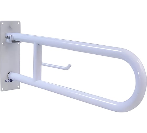 Изображение товара Полукруглый поручень для людей с ограниченными возможностями NOFER 600мм., белый 15051.60.W