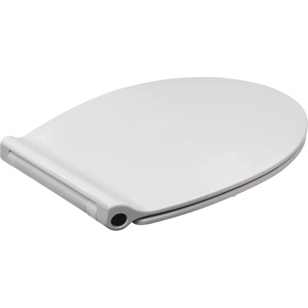 Изображение товара Сиденье для унитаза Nofer пластиковое 13147.W овальная семейное белое