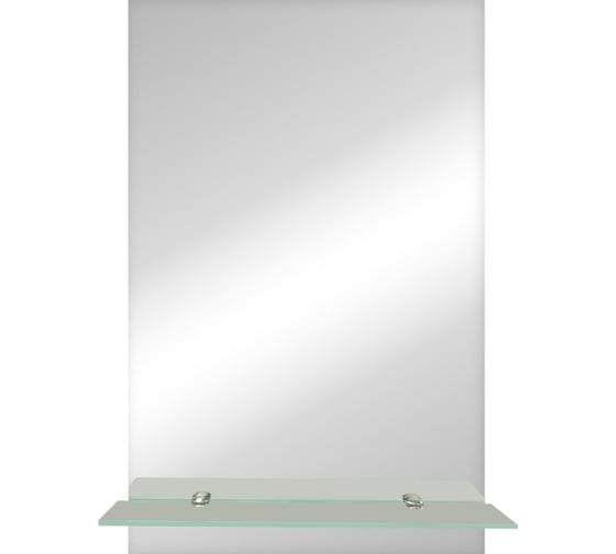 Изображение товара Зеркало CONTINENT Прямоугольник 39x59см С ПОЛКОЙ (18) В011