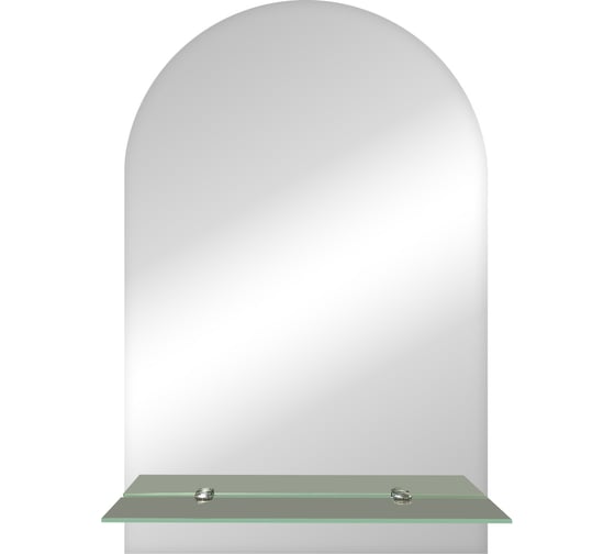 Изображение товара Зеркало CONTINENT АРКА 39x59см (18) с полкой В004